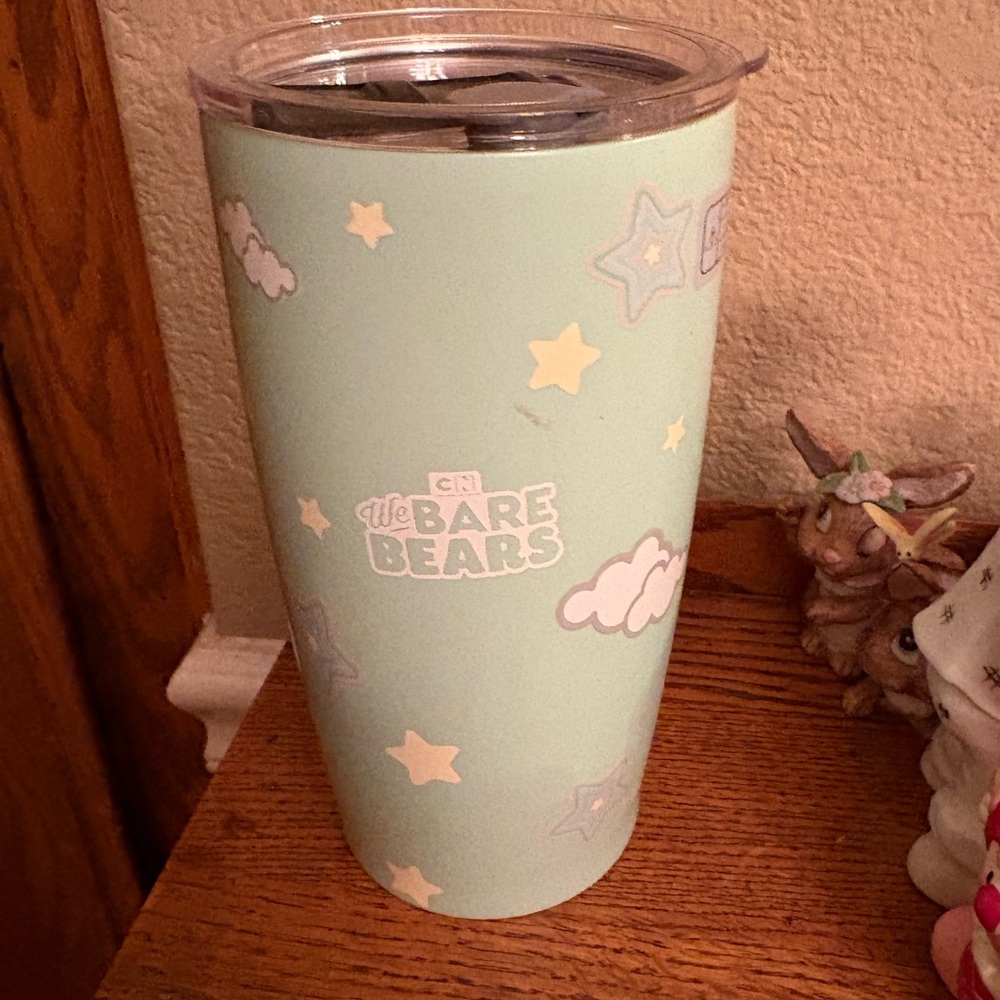 Cartoon Network We Bare Bears Tumbler with Stars and Clouds